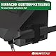 ATHLON TOOLS Premium Mittelsitz-Organizer mit Deckel - vielseitig - Auto Kiste - Cleverer Stauraum mit Magnetverschluss - Einfache Reinigung - Ordentlich und komfortabel reisen (Schwarz)