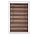 Achim Home Furnishings Luna 2-Inch Vinyl Blind, 31 by 64-Inch, Mahogany