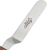 Vista 4 de Ateco 1385 Offset Spatula with 4.5-Inch Stainless Steel Blade, Wood Handle, 4.5 Inch, natural