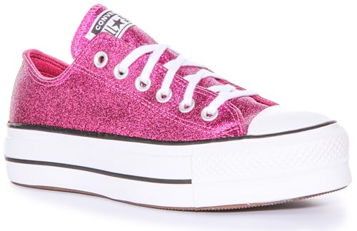 Converse A05438C Chuck Taylor - Zapatillas deportivas con plataforma para mujer, Fucsia, 36 EU
