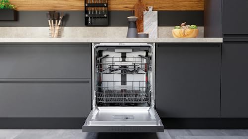 Bauknecht B6B D841A X teilintegrierbarer Geschirrspüler / 60 cm/C / 14 Maßgedecke/PowerClean - Hochdruckdüsen/ActiveDry - automatisches Türöffnungssystem/Besteckschublade