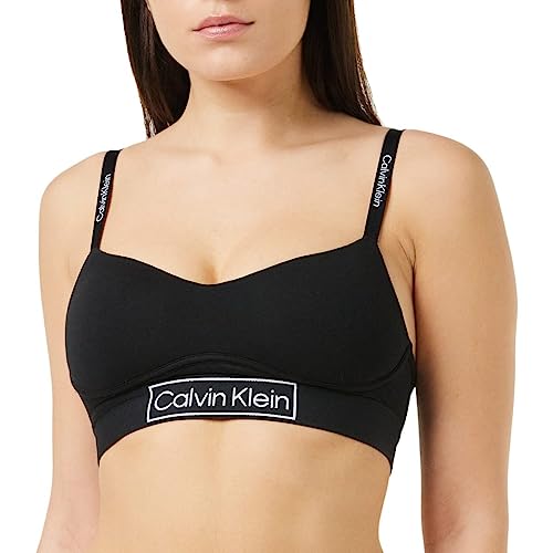 Calvin Klein Damen BH Bralette Light Lined Gefüttert, Schwarz (Black), M