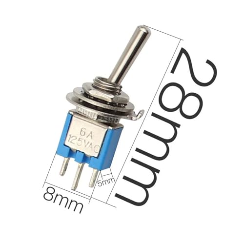 Interrupteur miniature SMTS-102 pour modélisme et réparation audio DIY