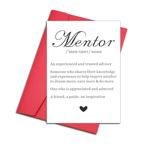 Boss Day Card, Thank You Boss Card, Mentor Gifts for ...