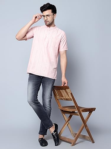 Image of Chikan Men's Cotton Regular Kurta