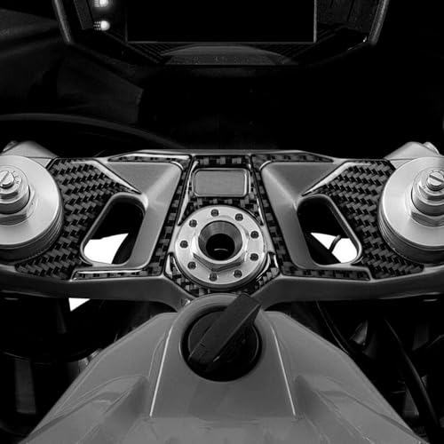 Autocollants carbone pour protéger le té supérieur de Aprilia RS660