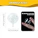 20PCS Clear Acrylic Round Candy Holders Transparent Sphere Chocolate Packaging Cases Lollipop Cupcake Toppers for DIY Bouquet Party Decorations