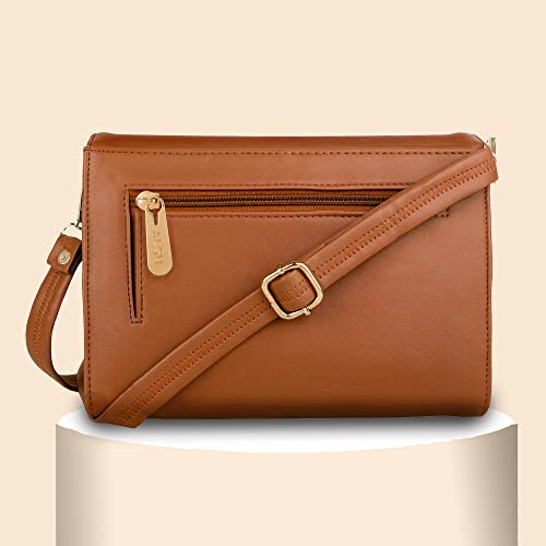 Image of ALSU Women's Sling Bag | Cross body bag| Side bag| Credit car slots| zipper pockets| detachable straps| adjustable straps| daily use| phone pockets