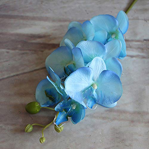 balloonbobo Buquê de flores de orquídea artificial ramo de phalaenopsis peças centrais de casamento