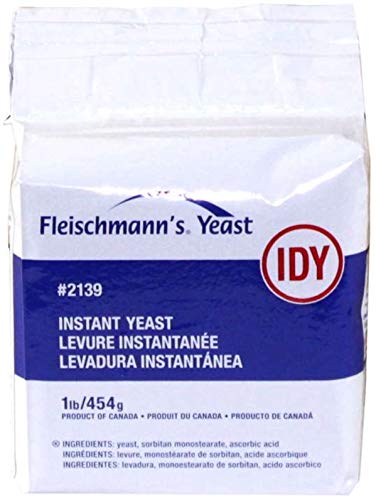 Fleischmanns Dry Instant Baking Yeast 20 Case 1 Pound