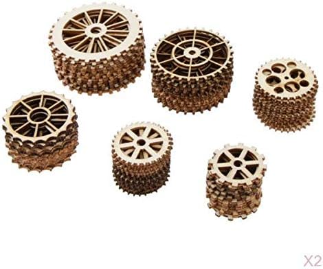 144pcs Gear Wheel Cutout Wooden Chips Scrapbooking Embellishment Craft | Home & Garden | Greeting Cards & Party Supply | Other Gift & Party Supplies