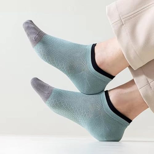 Image of DIVUE Socks for Men and Women | Pack of 7 | Premium Cotton Double Collar Design | Anti Odor, Soft & Breathable, Durable Everyday Wear Ankle Socks | Casual & Sports Use