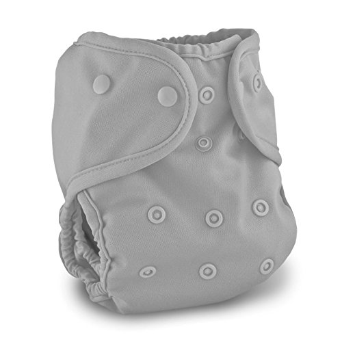 Buttons Cloth Diaper Cover - One Size (Pebble)
