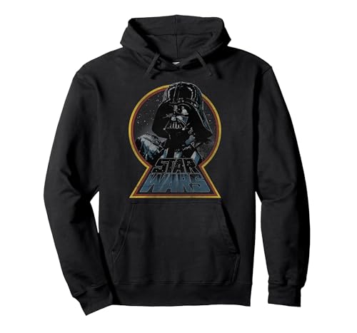 Star Wars Darth Vader Keyhole Logo Pullover Hoodie, Adult Unisex, Black, Medium