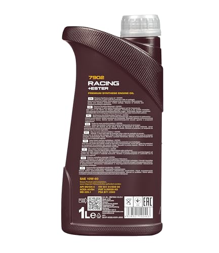 Aceite para motor Racing + Ester 10W-60 MANNOL 1L miniatura 2