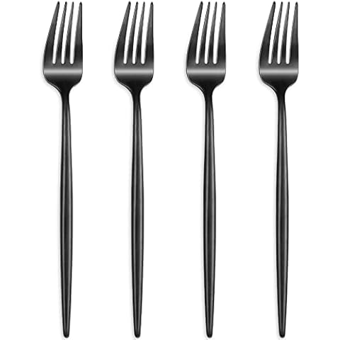 Mia Spoon and Fork Set (Mia Satin Black Dinner Fork) Cover