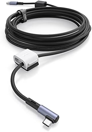 KIWI design Kabel łączący 5 metrów kompatybilny z akcesoriami Quest 3/2, z klipsem na kabel