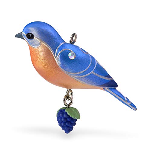 Hallmark Keepsake Mini Christmas Ornament 2019 Year Dated, Eastern Bluebird Miniature, 1.16" #TOP1