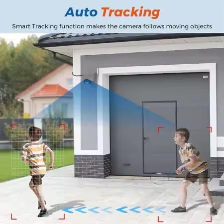 Winstino 10MP Dual Lens 5g/2.4g WiFi Outdoor Security Camera, Ultra HD, 320 Degree Monitoring, Motion/Human Detection, Night Vision, Two-Way Audio, IP66 Weather Proof, Cloud Storage or 128MB SD Card - Image 6