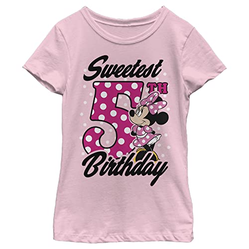 Disney Girl's Sweet 5th Birthday T-Shirt