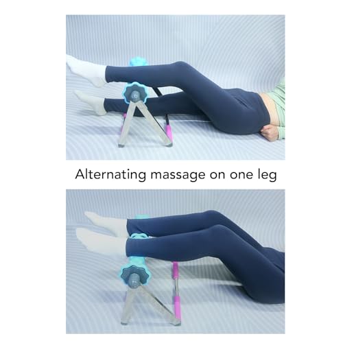 Pongnas Masajeador portátil para pantorrillas con diseño espiral para alivio de dolor, hinchazón y recuperación de fatiga, plegable y compacto para uso en casa o gimnasio miniatura 5