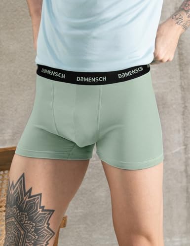 Image of DAMENSCH Men Solid Anti-Odour Peppermint Finish, Ultra Soft with Premium Shine EPP Classic Trunks