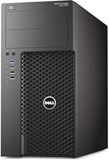 Dell Precision T3620 Tower - Intel Xeon E3-1245 V6 4-CORE 3.7Ghz Processor - 64GB DDR4 Memory - H310 6GB SAS SATA Raid Controller - 240GB m.2 SSD |6TB (2X 3TB SAS 7.2K New) - Windows 10 PRO (Renewed)