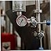 Zerodeko 5sheets Industrial Pressure Gauge Decals Fade-Resistant Adhesive Stickers Shape for Easy Reading