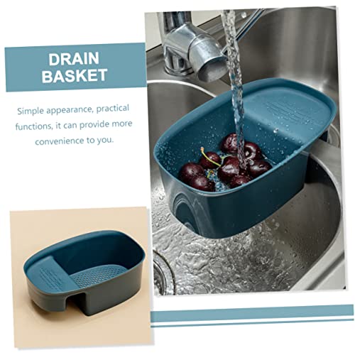 Colador para fregadero de cocina Uonlytech plástico azul oscuro miniatura 7