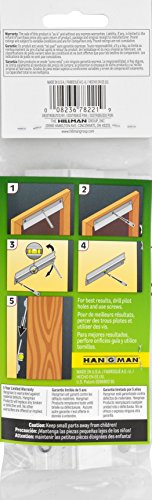 Sistema para colgar cuadros con riel de aluminio de 6 pulgadas 4