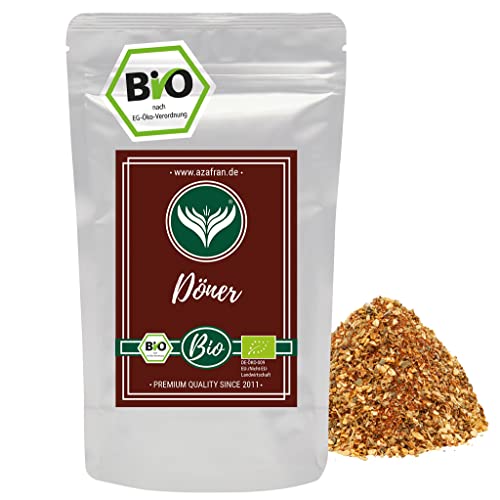 Azafran Bio Dönergewürz | Fleischgewürz Türkische Art | Kebab & Döner Gewürzzubereitung 250g