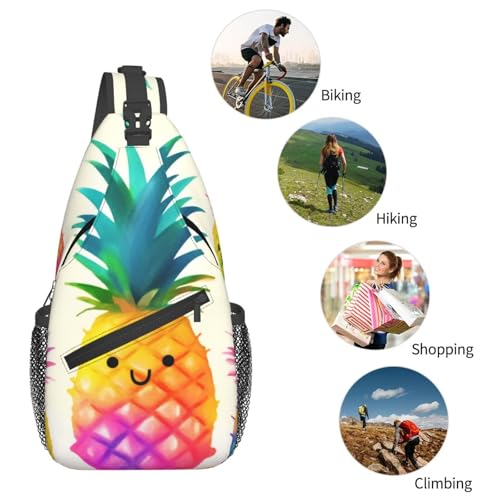 Morral cruzado diagonal estilo sling para hombro miniatura 6