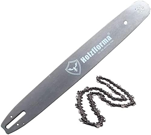 Holzfforma 20inch 3/8 .063 72DL Guide Bar & Full Chisel Saw Chain Combo Compatible with Stihl Chainsaw MS361 MS362 MS380 MS390 MS440 MS441 MS460 MS461 MS660 MS661 MS650
