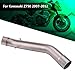 Tubo medio de escape-Moto Sistema de escape completo Ventilar Enlace de tubo...