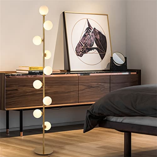 Flashing PORTATO Lampade da terra Camera da letto Bedside Lights Living Room Place Ball Standing Lamp Lampada for illuminazione Home Decor (Color : A, Size : As the picture shows) - Image 5