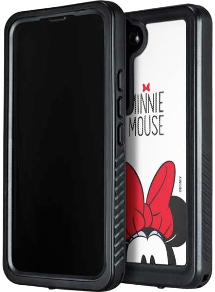 Skinit Waterproof Phone Case Compatible with Galaxy S24 Plus - Officially Licensed Disney Minnie Mouse Design