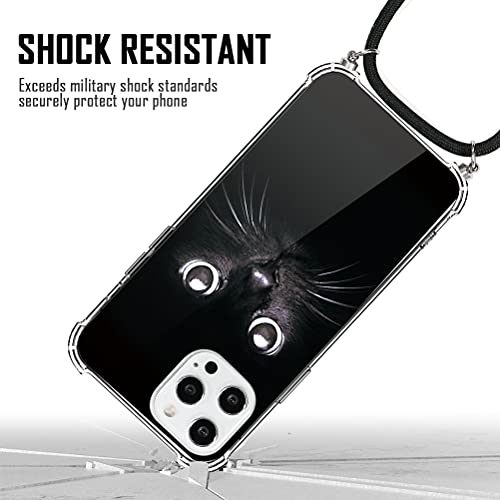 Eouine Capa transversal para Xiaomi Redmi Note 9 Pro / 9S / 9 Pro Max [16,8 cm] Capa pintada com alç