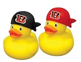 aminco Cincinnati Bengals NFL Team Rubber Duck Set Two Pack