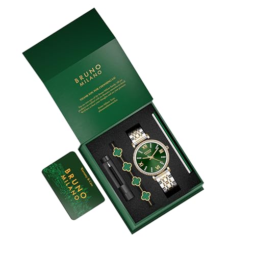 Image of BRUNO MILANO Luxe Diamond Studded Bezel Watch for Women and Girls