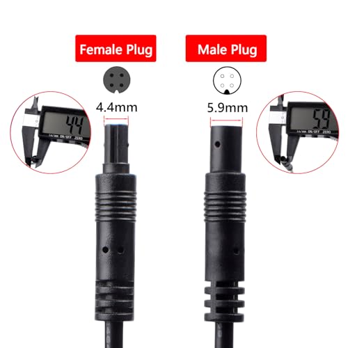 Image of 4Pin Dash Cam Extension Cable 4Pin Backup Camera Extension Cord, Rear View Mirror Camera Extension Wire, Dashcam Rear Camera Extension Cable, Rearview Reverse Camera Extension Cord (16.5FT)