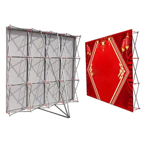 Stand d'exposition pop-up 2x2 m pliable en aluminium occultant