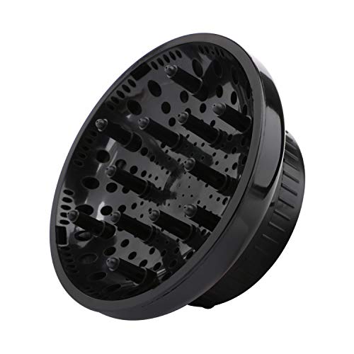 Hair Diffuser for Curly Hair, Sdootbeauty Universal Hair Diffuser Attachment for Curly or Wavy Hair, Diffuser for Hair Dryer Perfect for D-1.4-inch to 2.4-inch Blow Dryers- Black