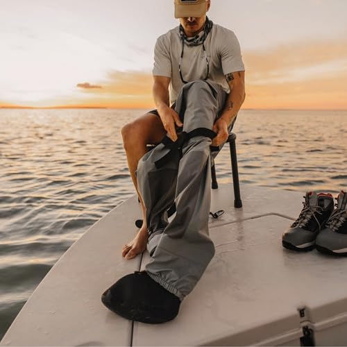Foto von frogg toggs Herren Hellbender Atmungsaktive Strumpfhose, Zum Angeln, Wathose, Schiefergrau, XL
