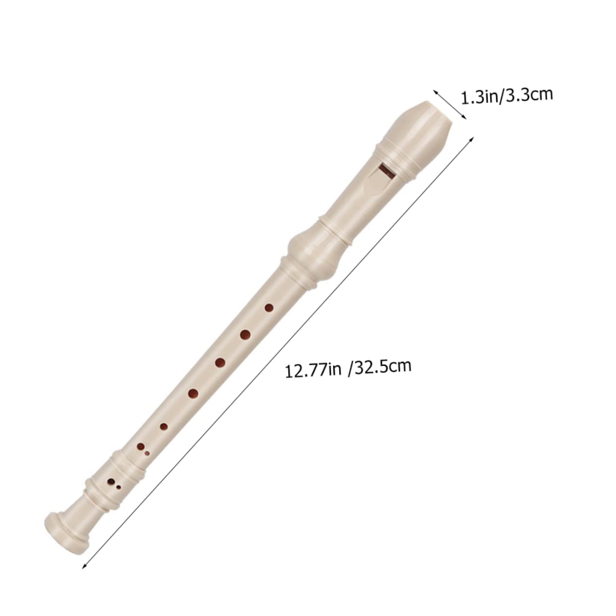 HOOTNEE 2pcs Soprano Recorder Resin Kids Adults 8 Holes for Sopranos Safe Melodious