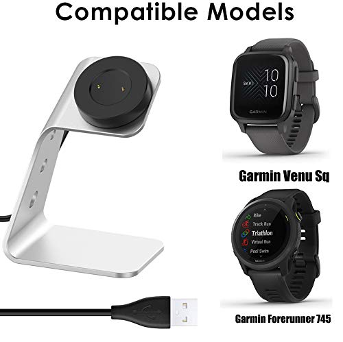 Câble Chargeur Magnétique Pour Garmin Venu, Forerunner, Instinct - 100 Cm, Charge Rapide, Compatible Multiple Modèles