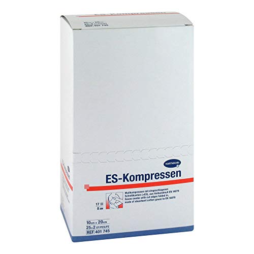 ES-KOMPRESSEN steril 10x20 cm 8fach 25X2 St Cover