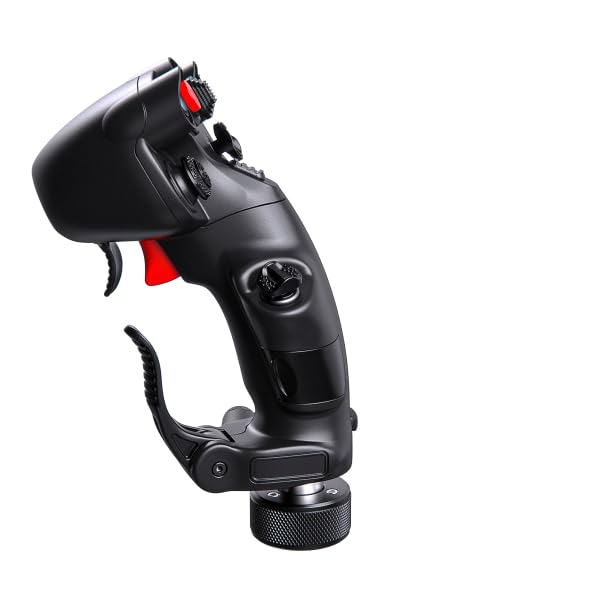 VIRPIL Controls CDT-AERO-R Grip Premium Joystick Griff für PC Flugsimulation HOTAS Flightstick Aufsatz Rechtshänder mit Twist-Achse kompatibel mit WarBRD-D und MongoosT-50CM3 Bases