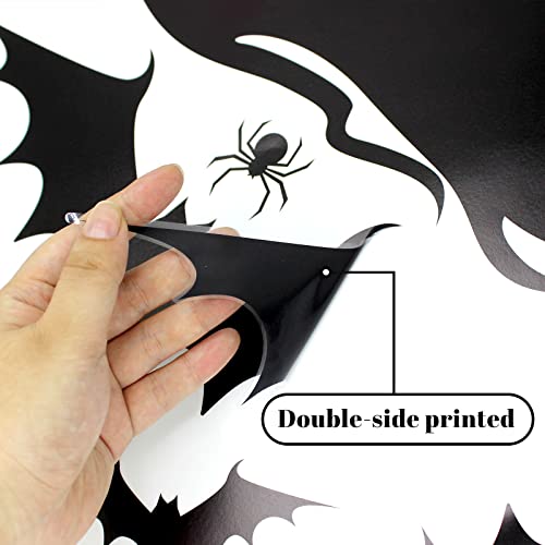 Large Halloween Window Clings Decorations - Silhouette Decorations With Scary Witch Stickers for Windows3