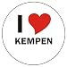 Produktbild I Love KEMPEN Laptopaufkleber Laptopskin 210x210 mm rund