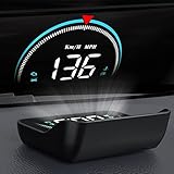 XRC TECH M8 HUD Head Up Display Car On-Board Computer Monitor OBD2 II EUOBD Overspeed Warning System Projector Windshield Auto Electronic Voltage Alarm